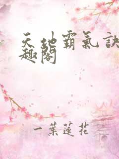 天地霸气诀 笔趣阁