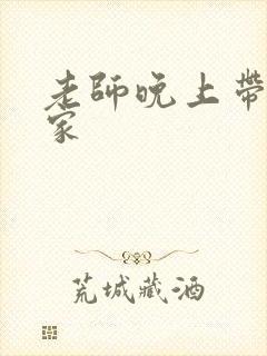 老师晚上带我回家