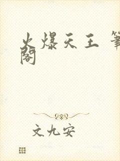 火爆天王 笔趣阁