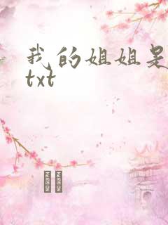 我的姐姐是美女txt