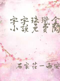 字字珠玑金银花小说免费阅读