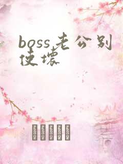 boss老公别使坏
