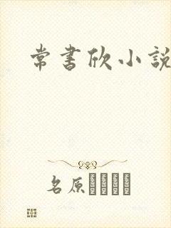 常书欣小说