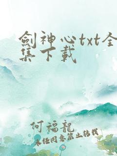 剑神心txt全集下载