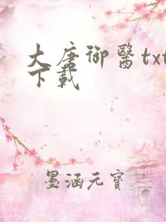 大唐御医txt下载