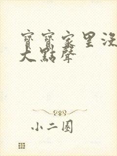 宝宝家里没人叫大点声