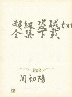 超级盗贼txt全集下载
