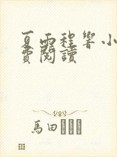 夏雨程响小说免费阅读