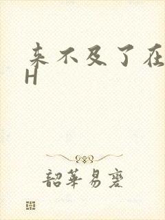 来不及了在车CH