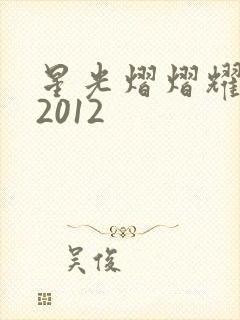 星光熠熠耀保良2012