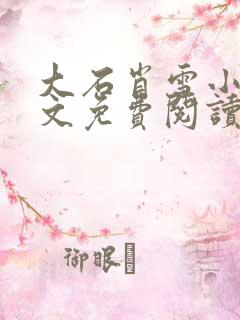 大石肖雪小说全文免费阅读