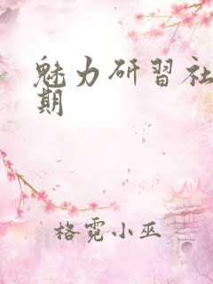 魅力研习社43期