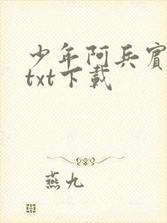 少年阿兵宾小说txt下载