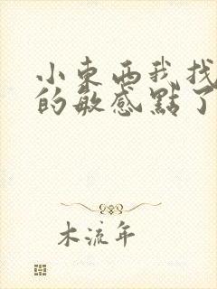 小东西我找到你的敏感点了