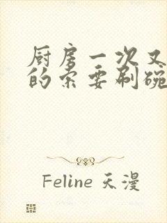 厨房一次又一次的索要刷碗