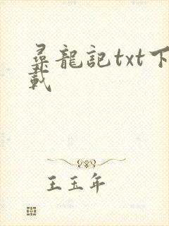寻龙记txt下载