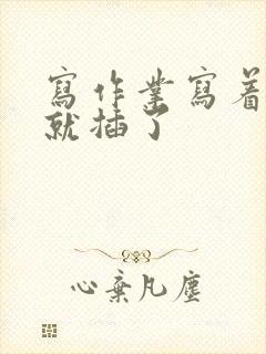 写作业写着写着就插了