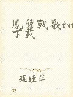凤舞战歌txt下载