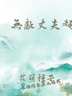 无敌丈夫超专情