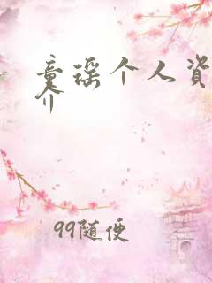 童瑶个人资料简介