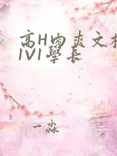 高H肉爽文校园1V1学长