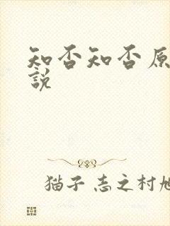 知否知否原著小说