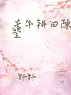 老牛耕田陈雪周莹