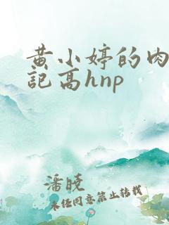 黄小婷的肉欲日记高hnp