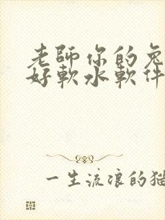 老师你的兔兔子好软水软件