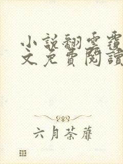 小说翻云覆雨全文免费阅读