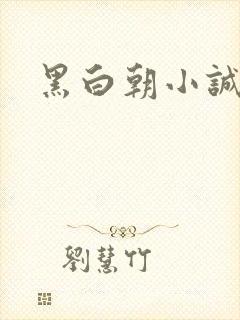 黑白朝小诚