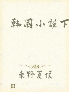 韩国小说下载