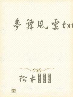 梦舞风云txt