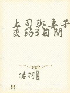 上司与妻子干到爽的3日间