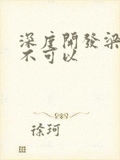 深度开发梁医生不可以