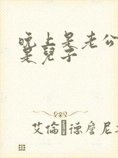 晚上是老公白天是儿子