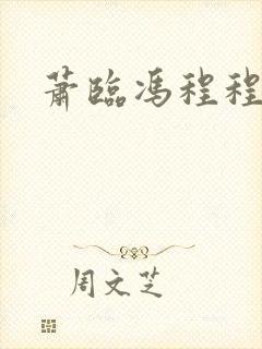 萧临冯程程小说