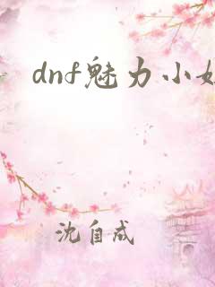 dnf魅力小妞