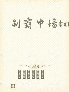 制霸中场txt