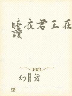 暗夜君王在线阅读