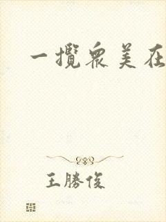 一揽众美在三国