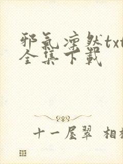 邪气凛然txt全集下载