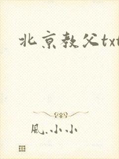 北京教父txt