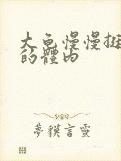 大龟慢慢挺进我的体内