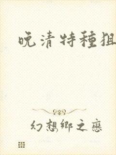 晚清特种狙击手