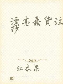 漂亮蠢货注定被抄