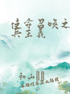 使命召唤之大炮兵主义