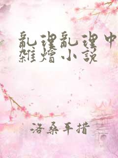 乱理乱理中文大杂烩小说