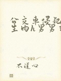 公交车侵犯小男生肉h男男视频