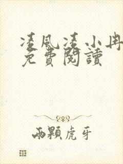 凌风凌小冉全文免费阅读